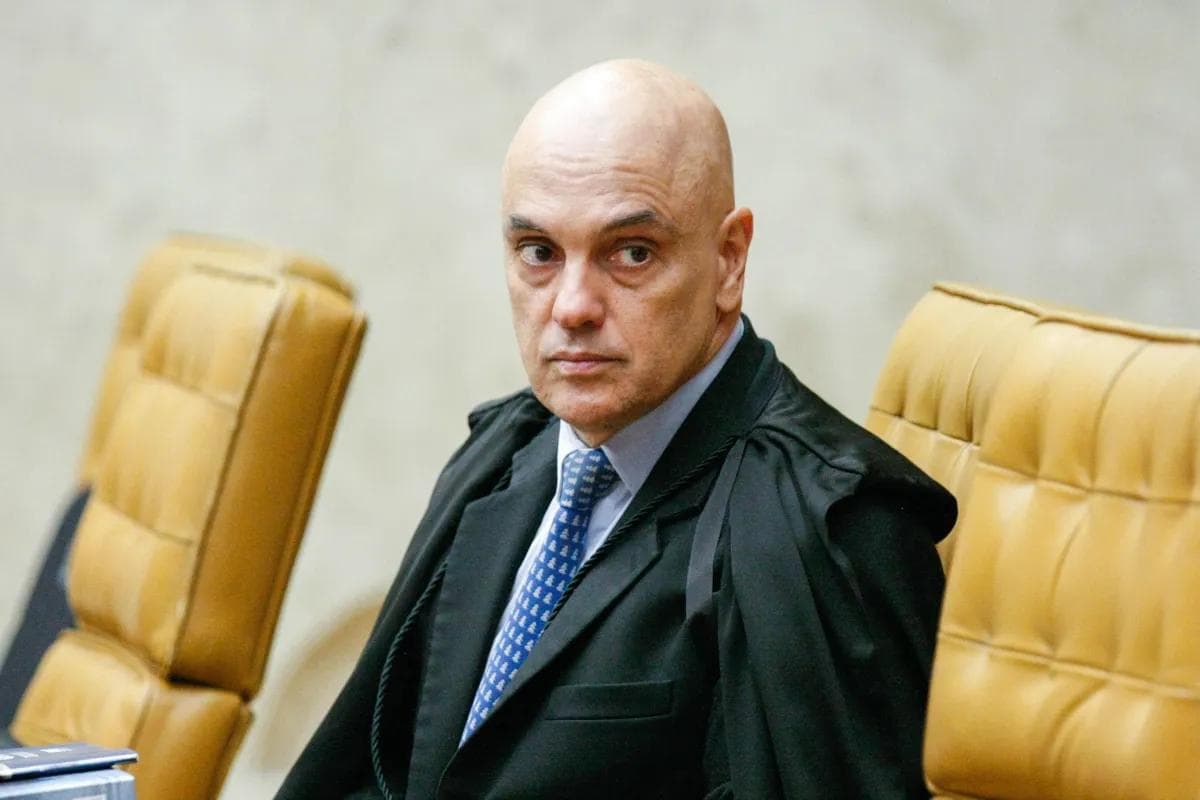 Ministro Alexandre de Moraes em sessão plenária do STF • Sophia Santos/STF