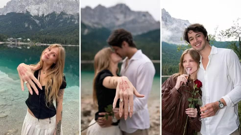 Luisa Sonza é pedida em casamento pelo namorado — Foto: Reprodução/Instagram