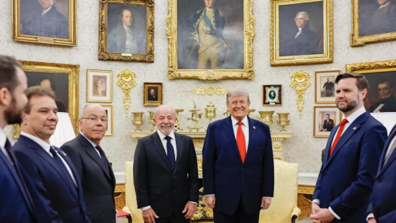 Trump e Lula discutiram propostas contra o crime em encontro na semana passada - Foto: Ricardo Stuckert/PR