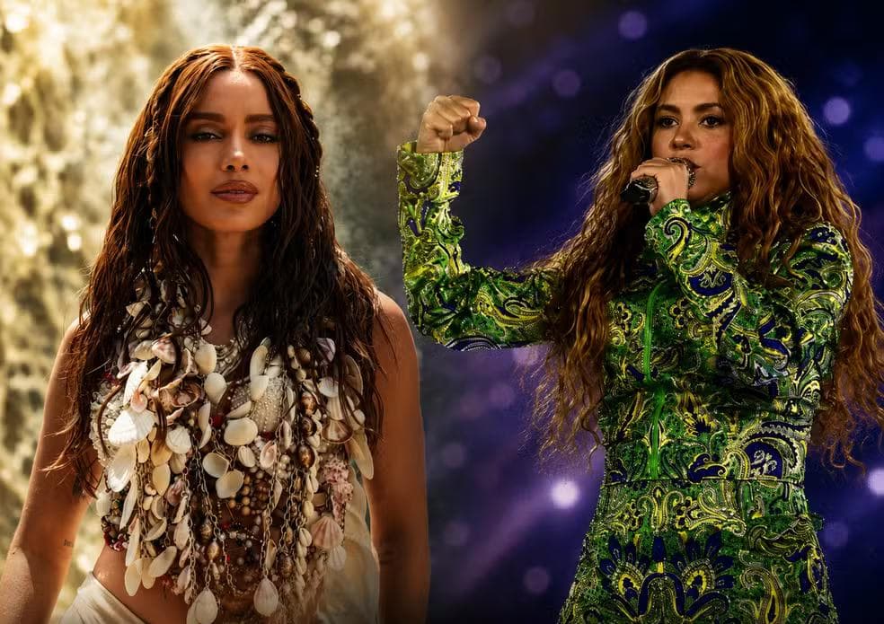 Anitta e Shakira se apresentam em cerimônias de abertura diferentes na Copa do Mundo da Fifa. — Foto: Divulgação/Pablo Porciúncula/AFP
