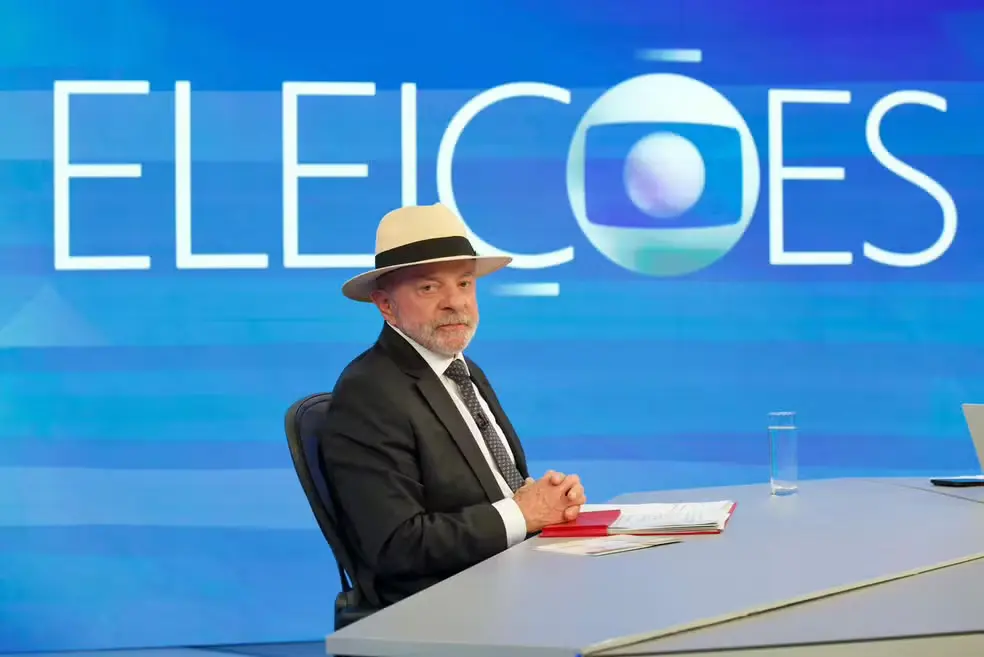 Presidente Lula, que tenta a reeleição — Foto: Globo/ Manoella Mello