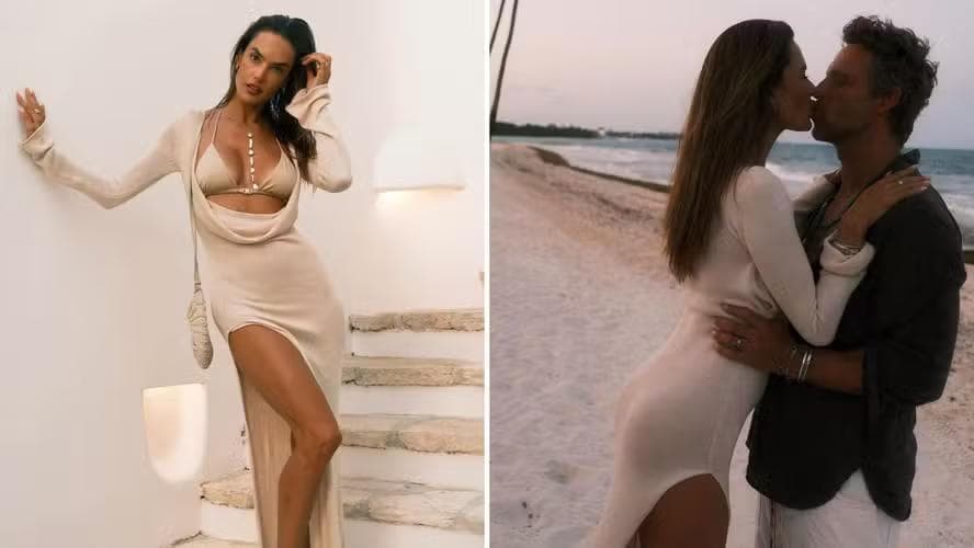Alessandra Ambrosio curte fim de semana no México ao lado do namorado — Foto: Instagram/ Reprodução