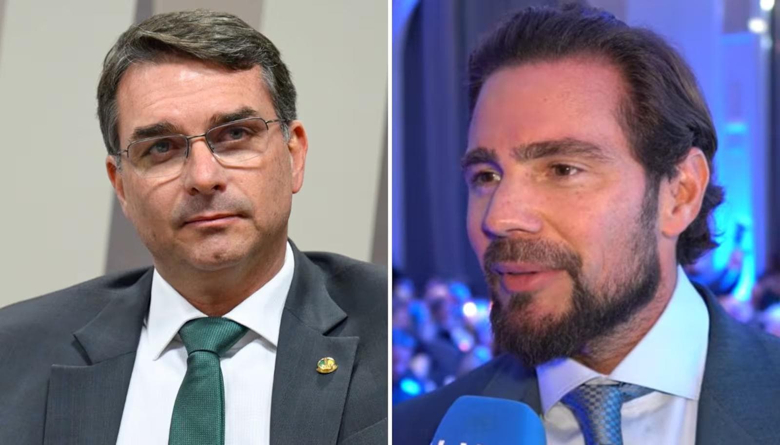 Áudio de Flávio a Vorcaro e a lição para campanhas presidenciais /Montagem - Andressa Anholete/Agência Senado e Reprodução/TV LIDE
