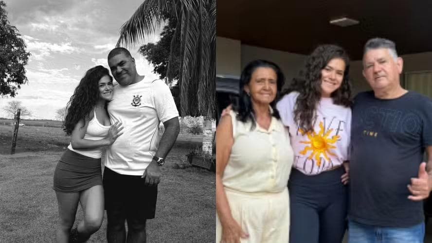 Maisa reencontra pai e avós — Foto: Reprodução/ Instagram @maisa