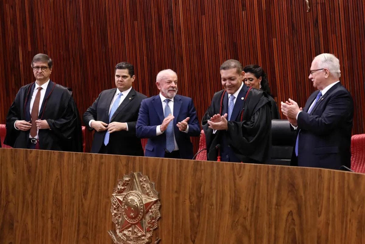 Sessão solene de posse do ministro Nunes Marques na Presidência do TSE • Luiz Roberto/TSE