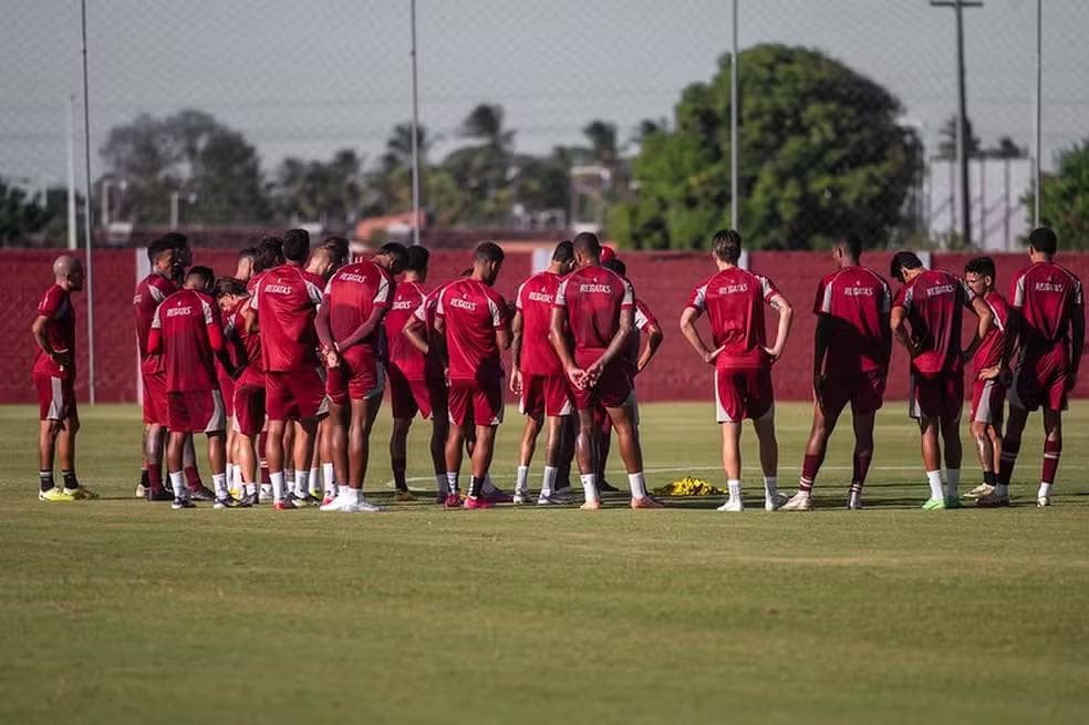 CRB tem desfalque para jogo contra o Cuiabá, fora de casa — Foto: Francisco Cedrim/Ascom CRB