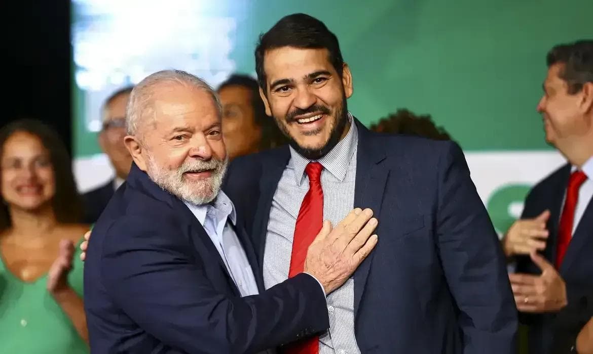 O presidente Luiz Inácio Lula da Silva e Jorge Messias • Marcelo Camargo/Agência Brasil