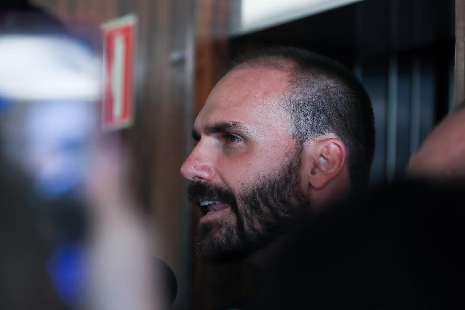 Eduardo diz que filme sobre Jair foi levado aos EUA para evitar 'perseguição' - Foto: Lula Marques/ Agência Brasil- 19.11.2024