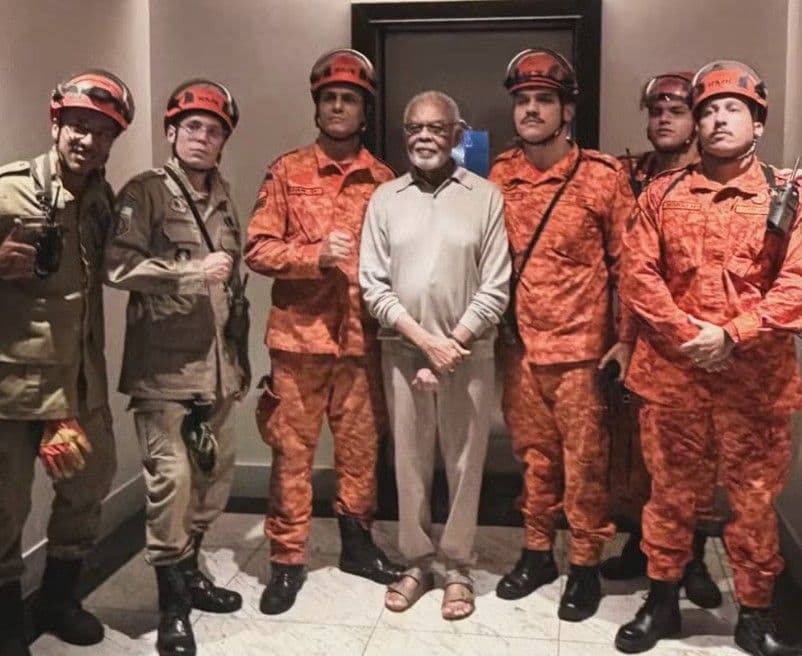 Gilberto Gil passa por perrengue no Rio de Janeiro — Foto: Reprodução/Instagram