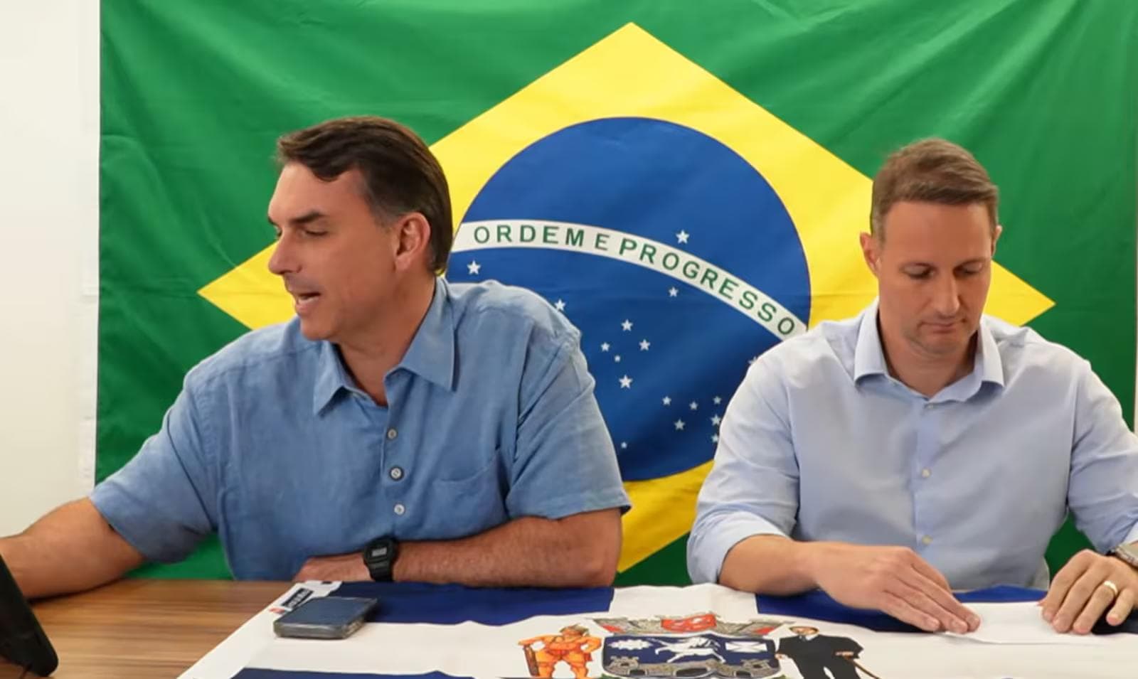 Reprodução/Canal Flávio Bolsonaro