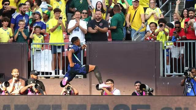 Endrick gol Brasil Egito amistoso Seleção (Foto: Kirk Irwin/Getty Images)