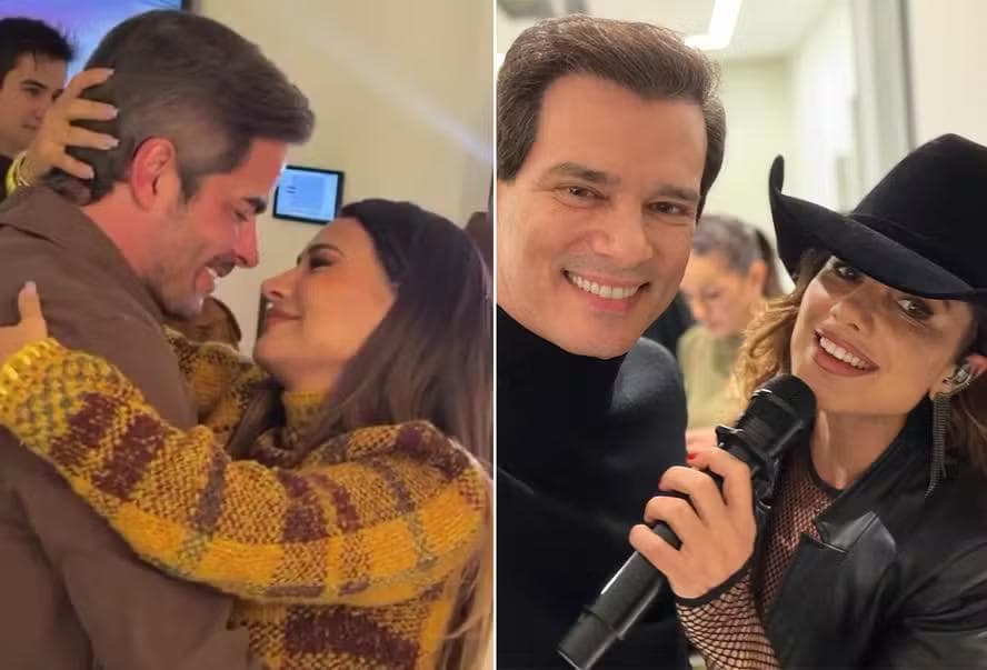 Kaká Diniz, Simone Mendes, Celso Portiolli e Paula Fernandes — Foto: Reprodução/Instagram