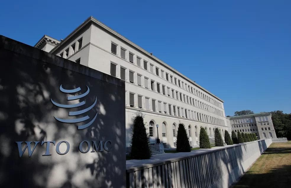 Prédio da OMC em Genebra — Foto: Denis Balibouse/Reuters