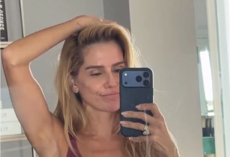 Atriz Leticia Spiller com os filhos — Foto: Reprodução/Instagram