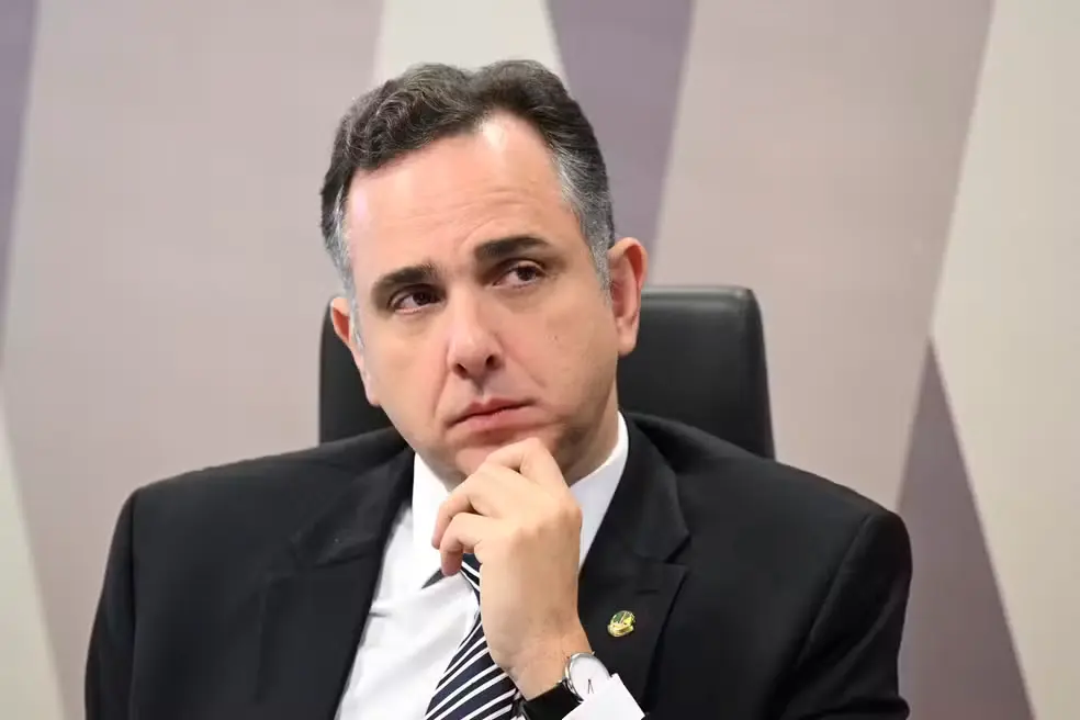 O senador Rodrigo Pacheco (PSD-MG). — Foto: Edilson Rodrigues/Agência Senado